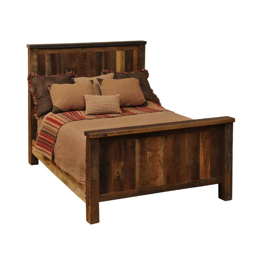 Barnwood Traditional Bed